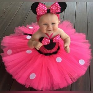 Dress size 12 months First birthday outfit Minnie Mouse new with tags